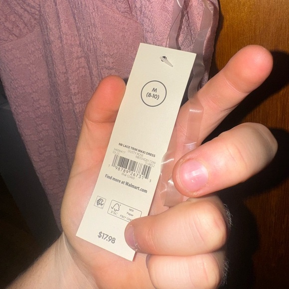 No boundaries pink long dress nwt - Picture 4 of 7